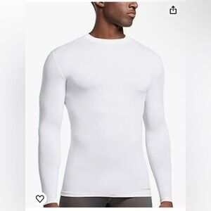 Tommie Copper Vitality Axis Men’s Recovery Compression Long Sleeve Shirt White